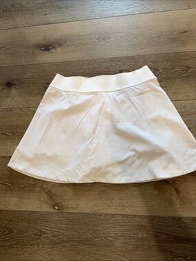 Women's White Circle Skirt - Athletic Skater Style